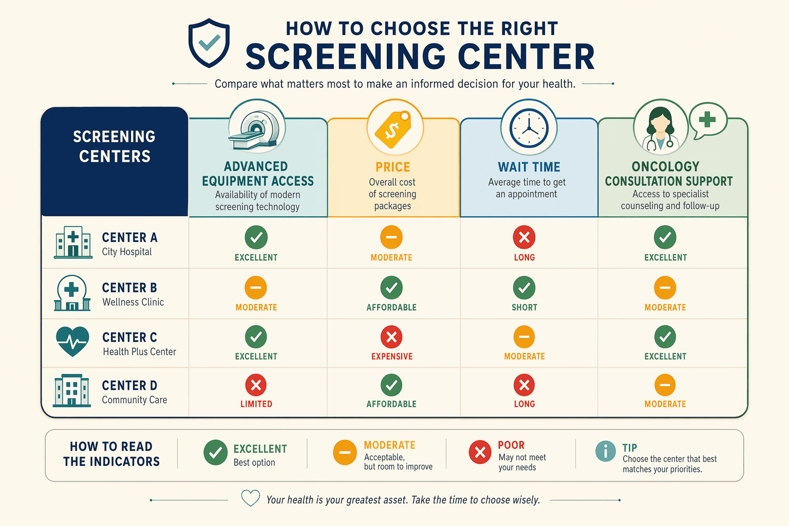 Illustration for: Making Equipment-First Screening Decisions