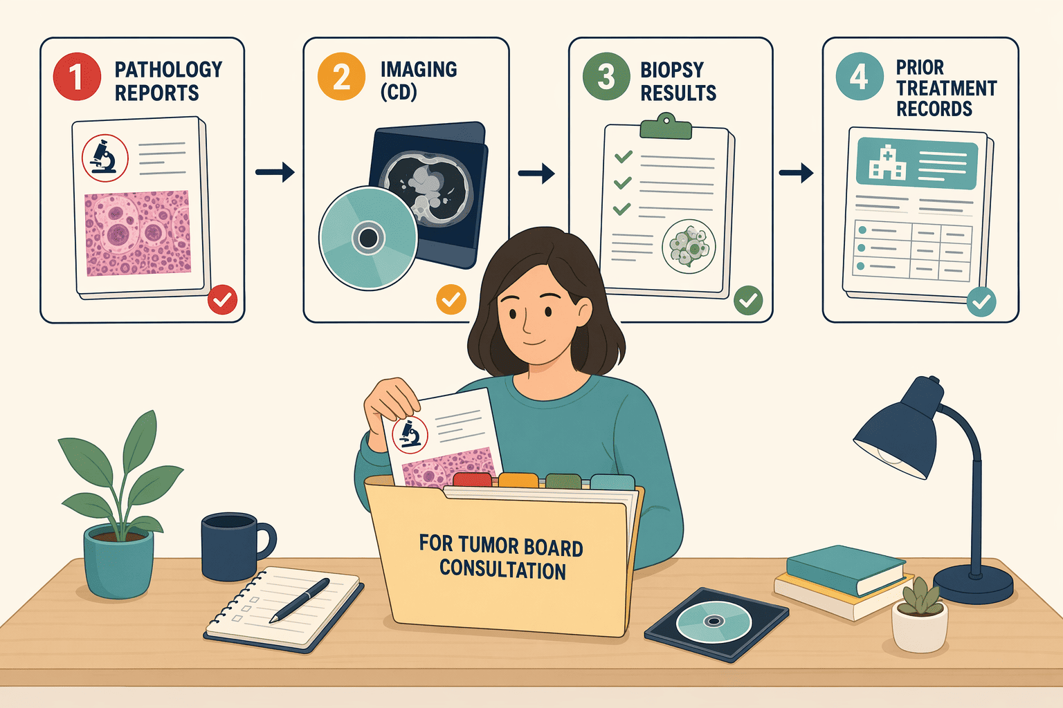 Illustration for: What to Prepare Before Your Tumor Board Consultation