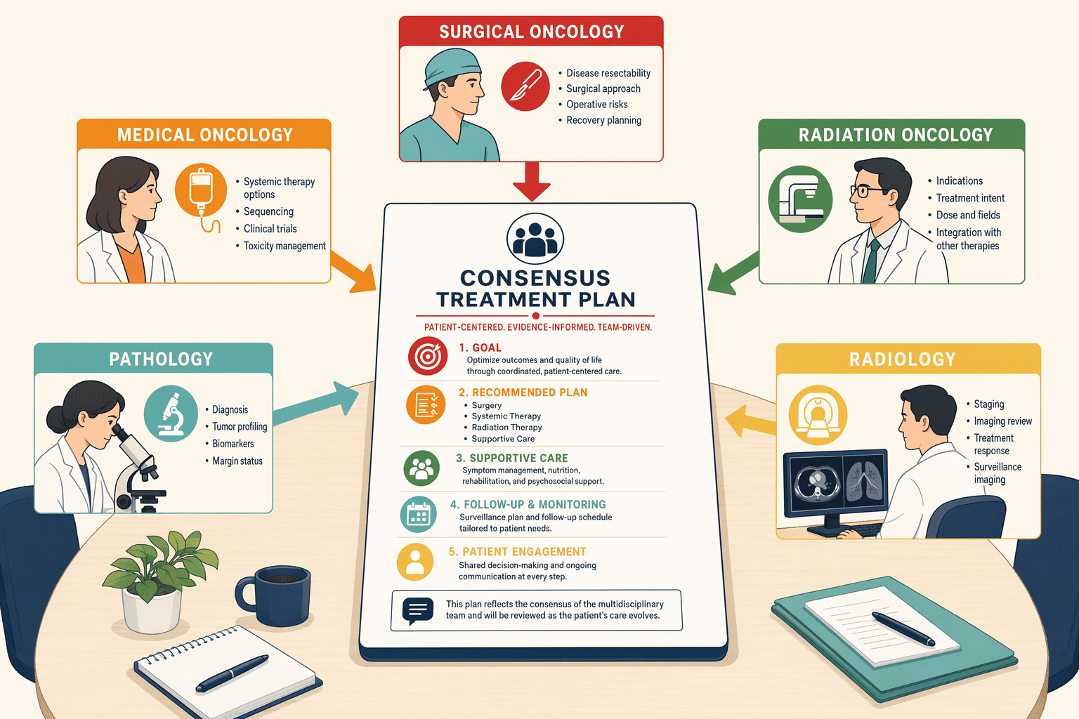 Illustration for: Stage 3: Personalized Treatment Planning, the Role of Tumor Boards