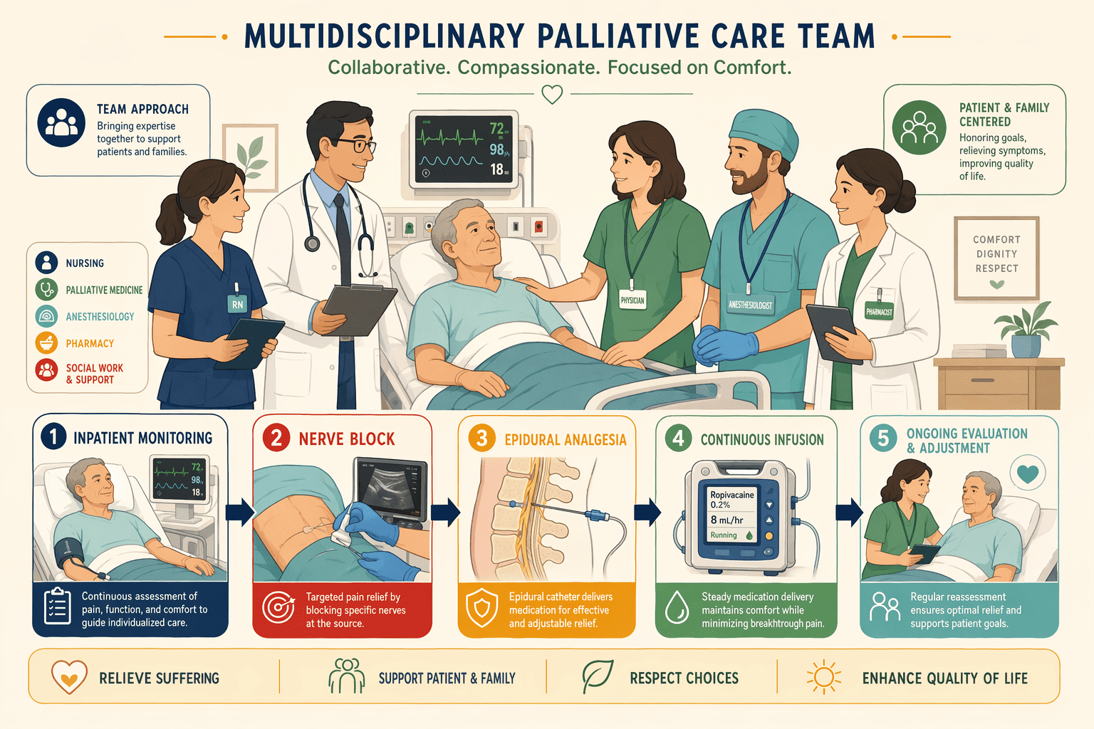 Illustration for: Hospital-Based Pain and Palliative Care Departments