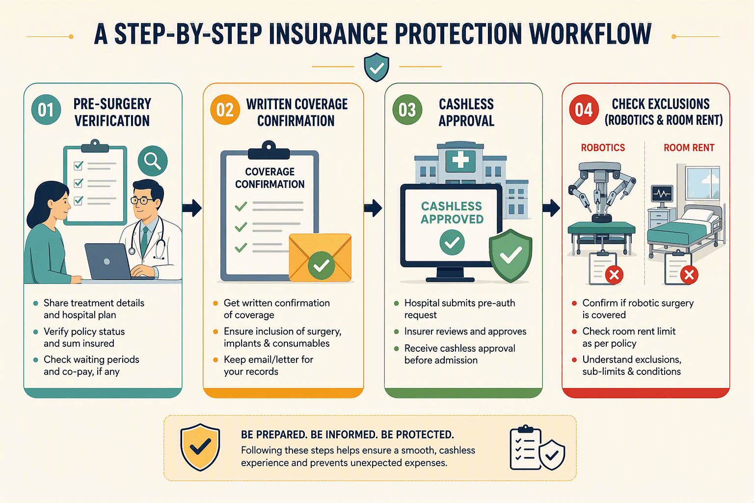 Illustration for Your Financial Shield: A Practical Guide to Insurance, Cashless Claims, and Planning