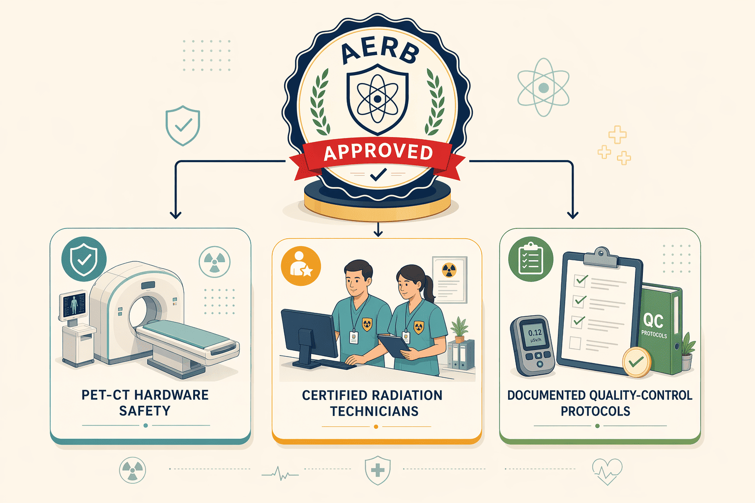 Illustration for: AERB Licensing: the Non-Negotiable Standard for Pet-Ct and Nuclear Medicine