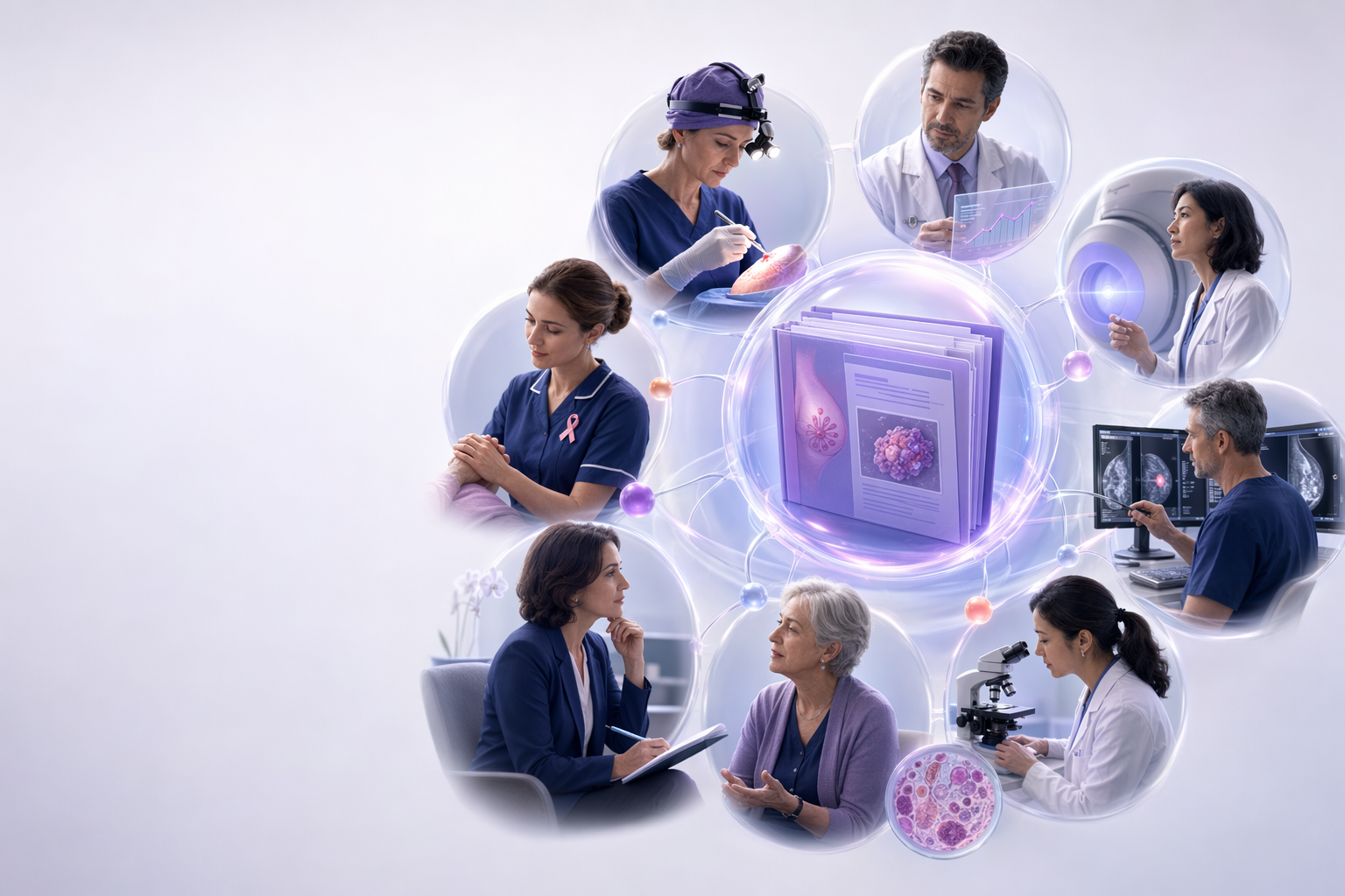 Illustration for: Who Participates in a Tumor Board Review?
