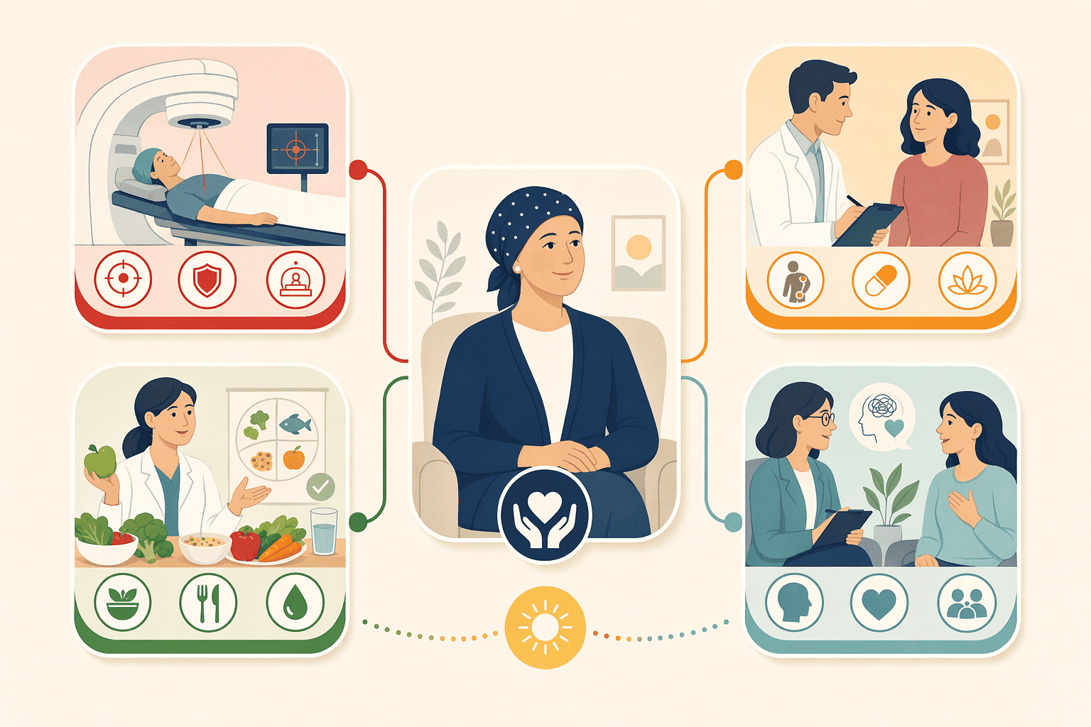 Illustration for: How Andromeda's Care Team Manages Side Effects